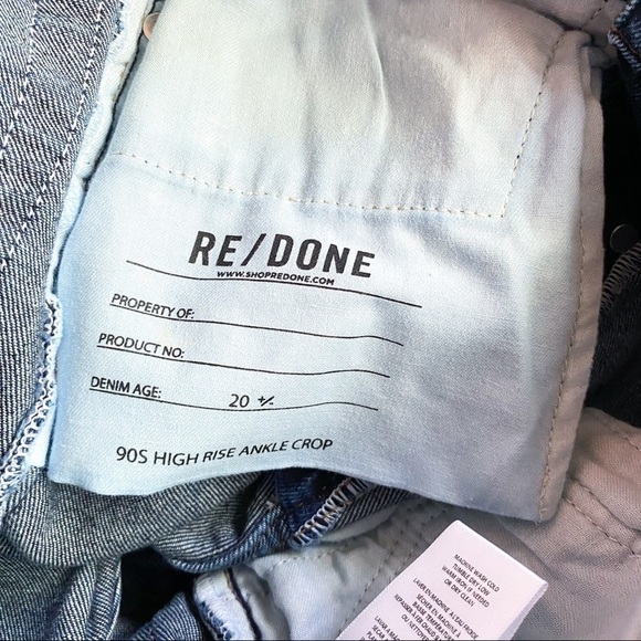 RE/DONE x WW84 Ankle Crop Jeans - Picture 10 of 16